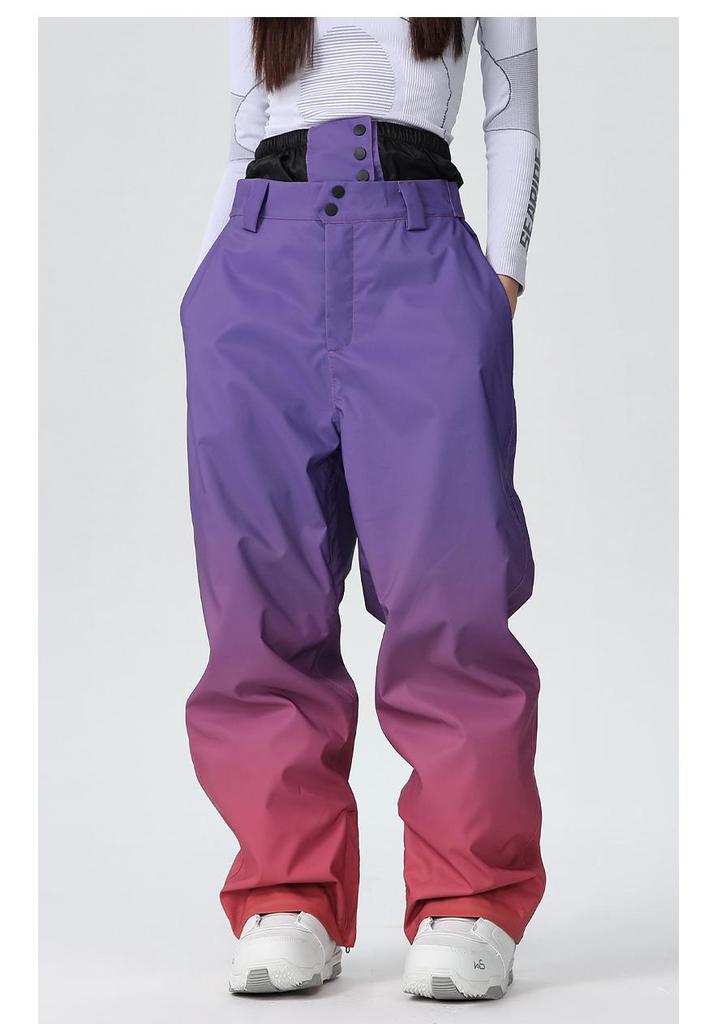 Xueyi Pai Women's 3L Gradient Ski Suit - Warm, Windproof, Waterproof Snowboarding Gear.