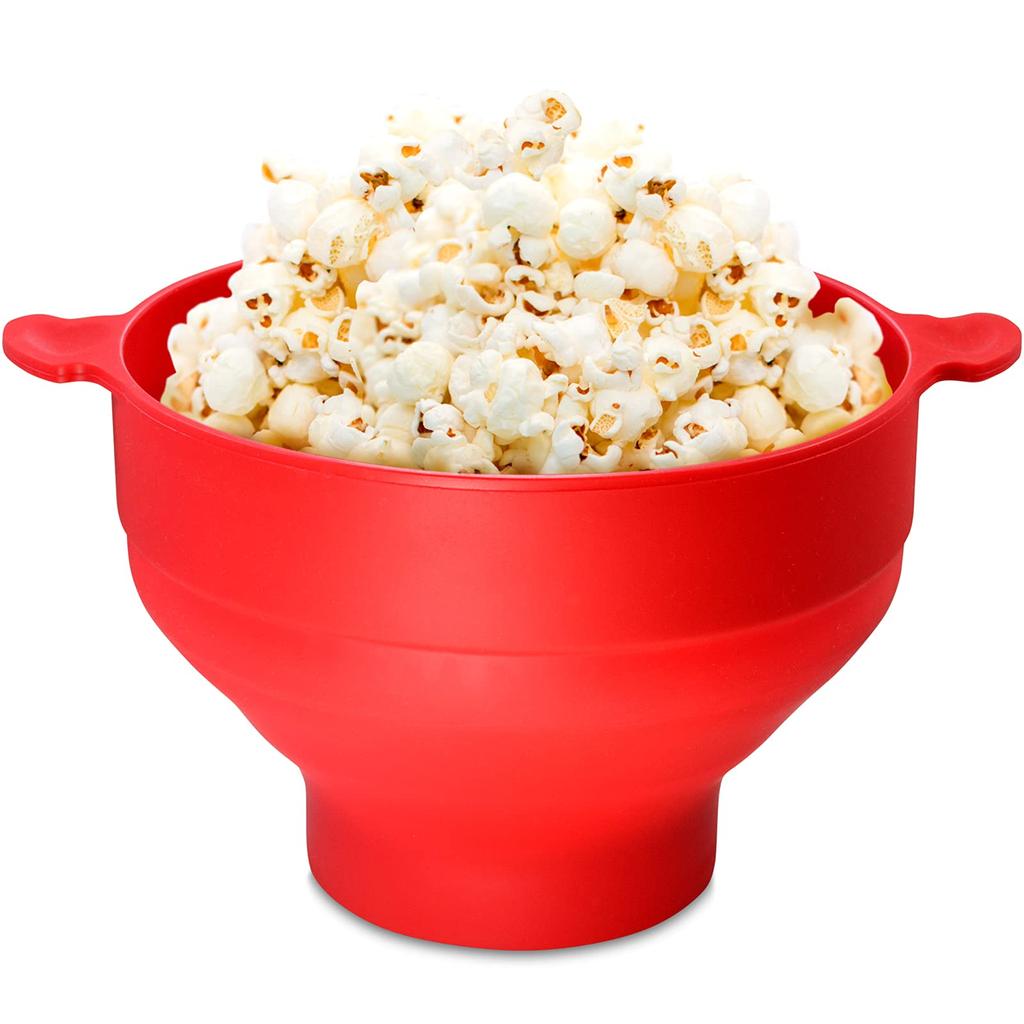 ICHIFUJI Popcorn Maker Silicone Microwave Home Use Washable Type Oil-Free