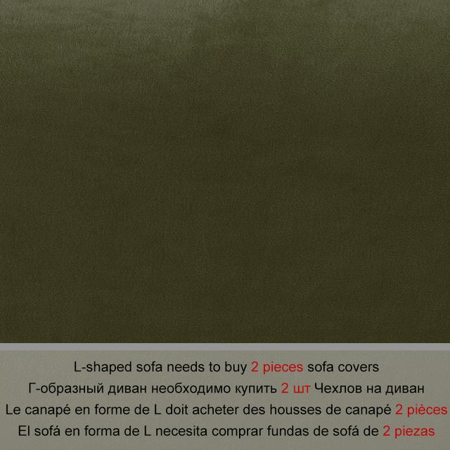 Dicker Plüsch-Sofabezug in L-Form für Wohnzimmer, Eckcouch, Schnitt-Stretch-Sofabezug, elastisch, Canap Chaiselongue