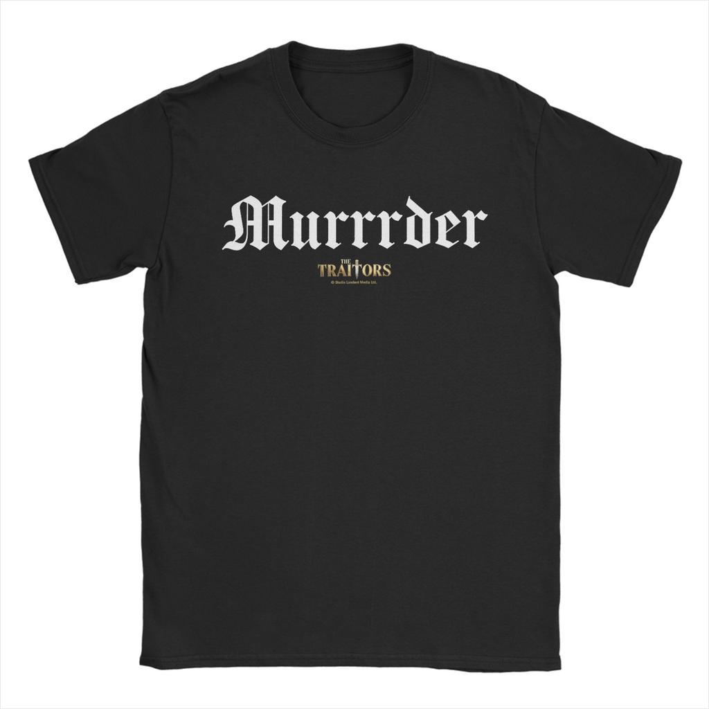 Maglietta con Logo The Traitors Estate Harajuku T-shirt Unisex Cotone Girocollo 4XL 5XL 6XL Abbigliamento Manica Corta Y2K Top Casual