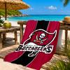 Tampa Bay Buccaneers Logo Strandtuch, Schnelltrocknend, Pflegeleicht, Geeignet für Fitness und Strandurlaub, Sport-Essential