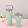 600/900ml New Car Cup Outdoor Portable Handheld Ice King Cup Vacuum Insulated Large Capacity Insulated Bottle