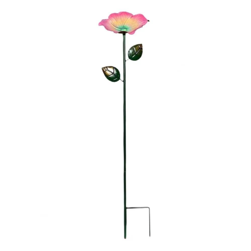 Blumenform Biene Schmetterling Bewässerungsstation Gartenpfahl Ziergärtnerei Vogelwasserspender Patchwork Garten Vogeltränke