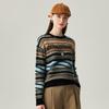 Zhaojun Women's Thick Fair Isle Jacquard Cashmere Sweater