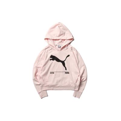 Felpa con cappuccio traspirante sportiva casual da donna, rosa 582780-17