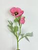 Twig - Dark Pink Foam Poppy 44 Cm
