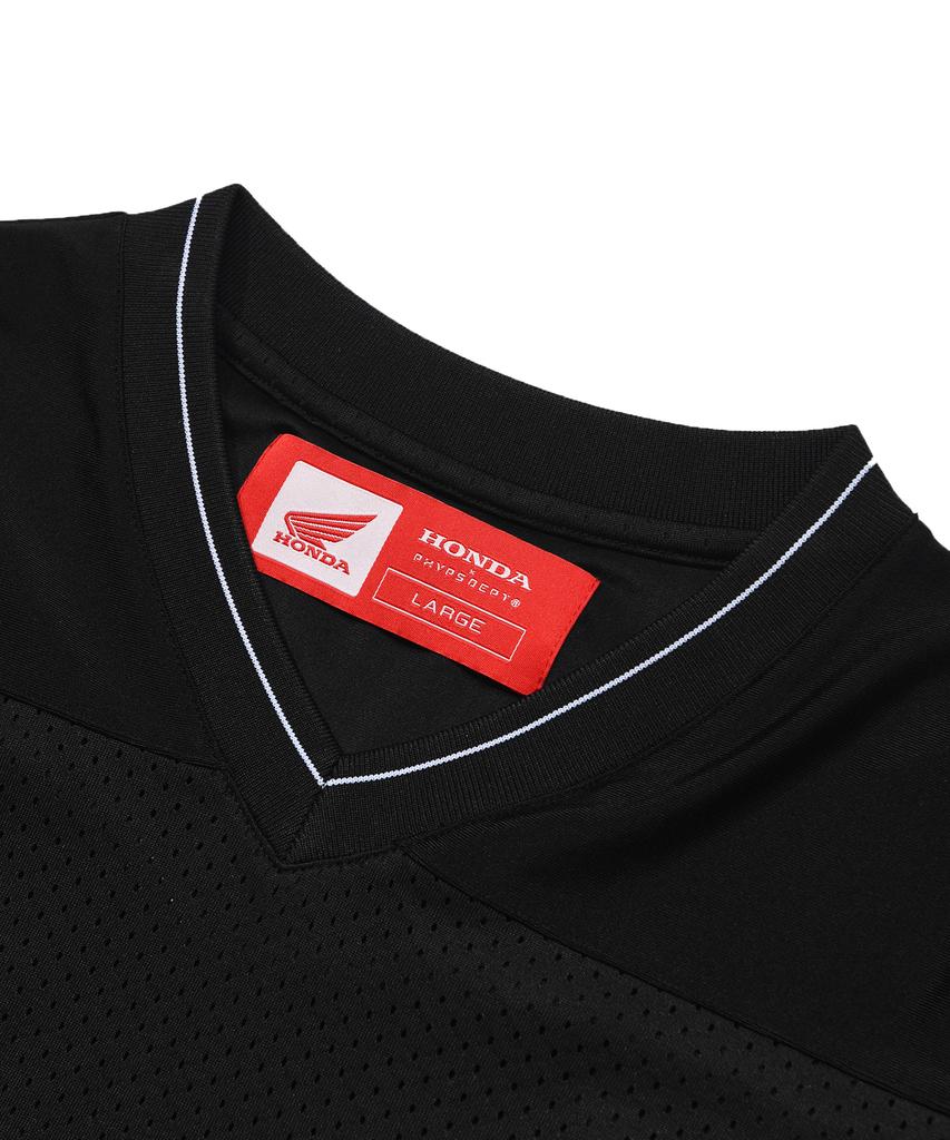 PHYPS MOTORCYCLE Original Wing Logo Mesh T-Shirt Black