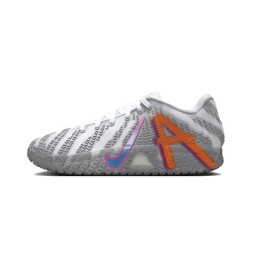 Nike נעלי כדורסל ג'ה מוראנט 3 ניאון נושמות נמוכות לגברים ורוד HF2794-100(צוות296-)