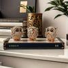 3pcs of Cute European-Style Owl Decorations for The Living Room Office Desk And Home Decor