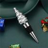 Holiday Wine Stopper Christmas Tree Decoration Practical Zincs Alloy Bottle Cork For Home Party Decoration