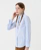 VOYONN Trendy Striped Shirt Blue 0130