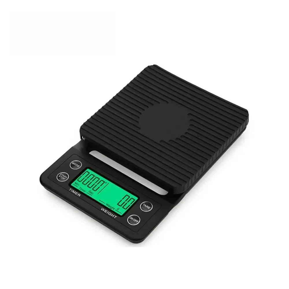 

Portable Electronic Digital Kitchen Scale, High-precision LCD Electronic Scale, 3kg/0.1g Drip Coffee Scale with Timer