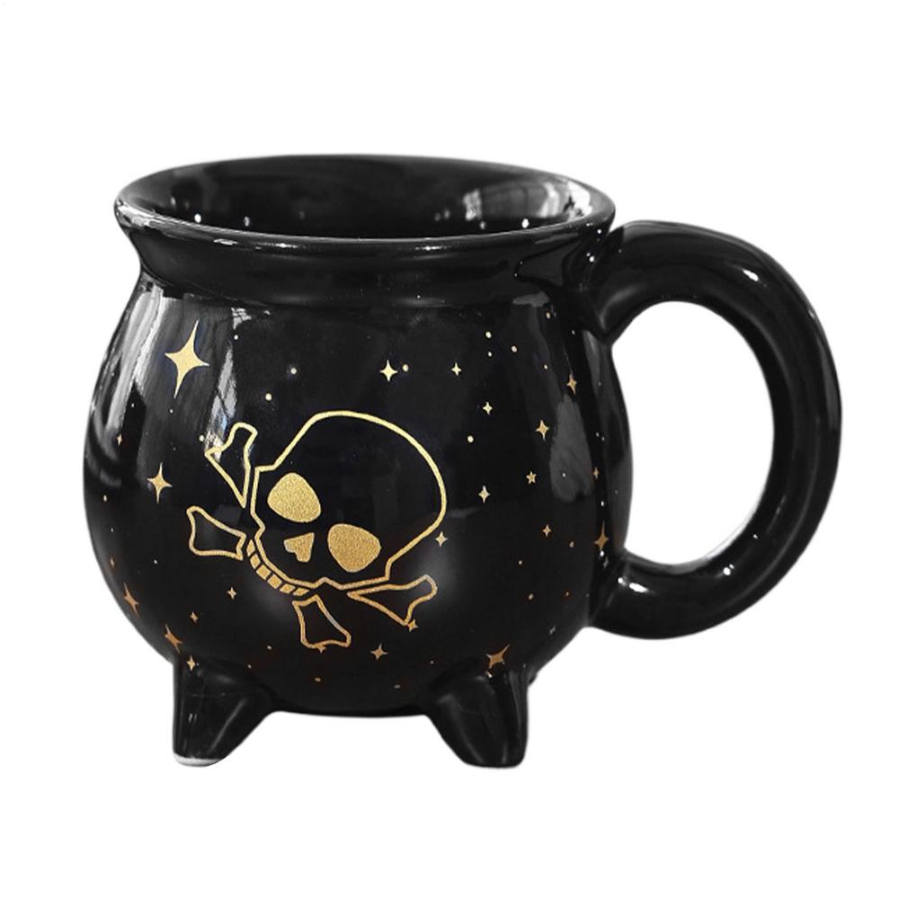 Halloween Mug Halloween Ceramic Coffee Mug Spooky Water Drinkware Trick Or Treat Decor for Kitchen Restaurant Hotel Farmhouse