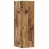 6 Piece Wall Mounted TV Cabinet Set Rustic Wood Look Engineered Wood