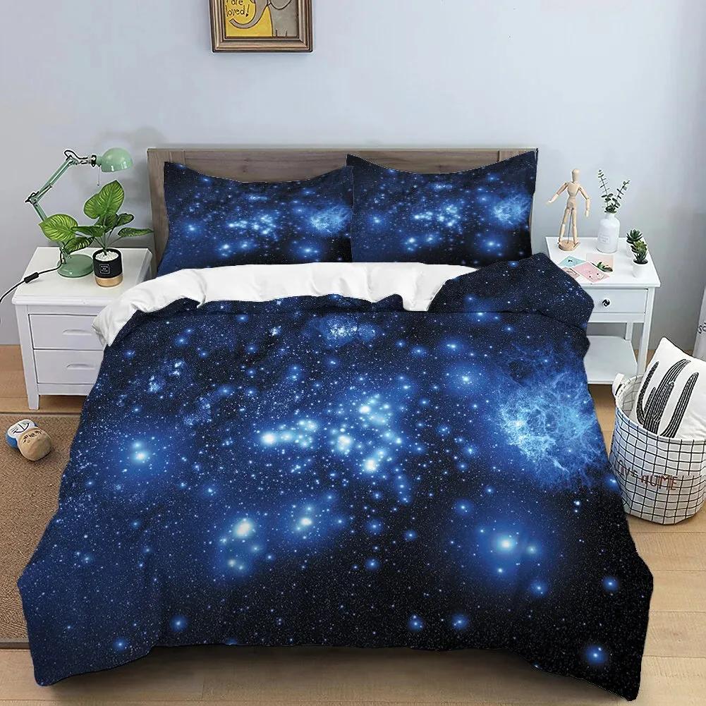 Design Moon Star Bedding Set Cartoon Duvet Cover King Queen Double Size Luxury Adults Bed Linen and Pillow Case