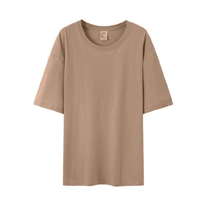 190g Combed Cotton Summer Casual Short-Sleeved T-Shirt