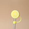 Pure Silicone Lemon Toy Pen Cap Dust-proof Sleeve Personalized Beverage Straw Sleeve Cap