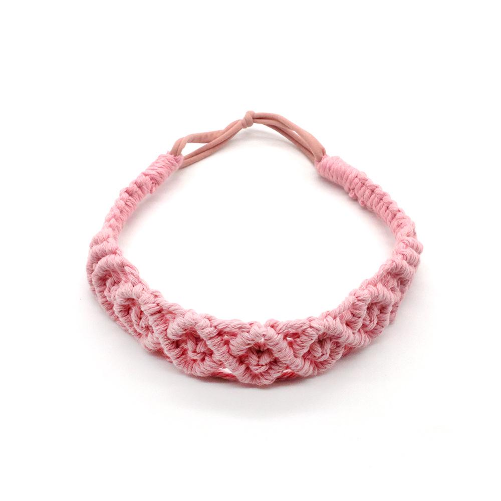 New Hand-Woven Cotton Bohemian Sports Headband - Casual Hair Accessory
