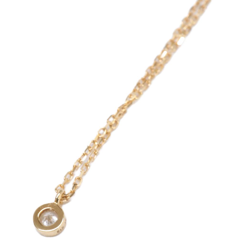 MARIHA [Excellent Condition] K18 0.05 Wish Star 15.7" Necklace Yellow GoldUsed