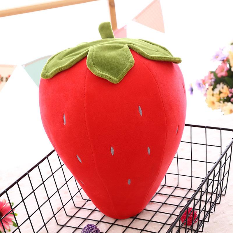 

Подушка-клубника, милая кукла, плюшевая игрушка, держащая в руках куклу, супер мягкая подушка, кровать, спящая девочка, подарок 23cm