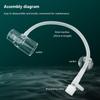 Acrylic Clear Aquarium Fish Tank Water Pump Filter Water Outlet Nozzle Increasing Oxygen Air Aquarium Accessories