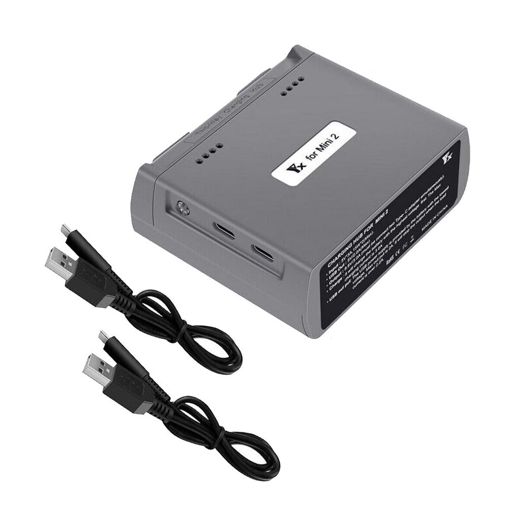 Newest Fast Smart Battery Charger with USB Port Battery Charger for DJI MINI 1/MINI Drone Battery Charging Hub