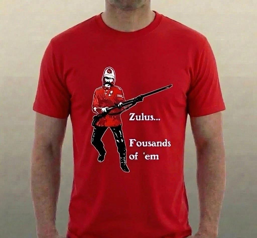 Zulu T-shirt Colour Sergeant Bourne Rorke s Drift war movie Sillytees L