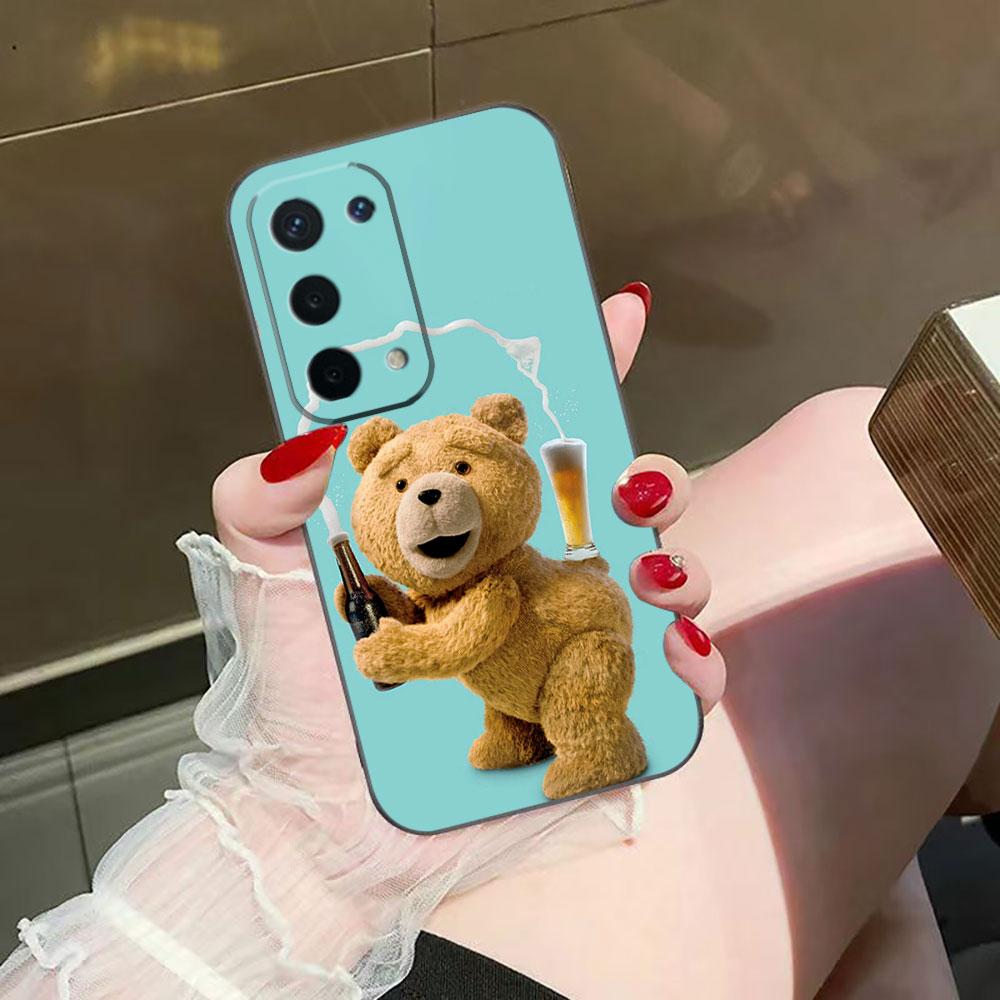 Naughty Cute Bear Phone Case For OPPO F31 A5X A6X A5 A6 A17 A16 A38 A53 A54 A55 A57 A58 A60 A74 A78 A92 A93 A94 A72 A98 Cover