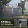 6 X 6ft Polycarbonate Greenhouse - Clear