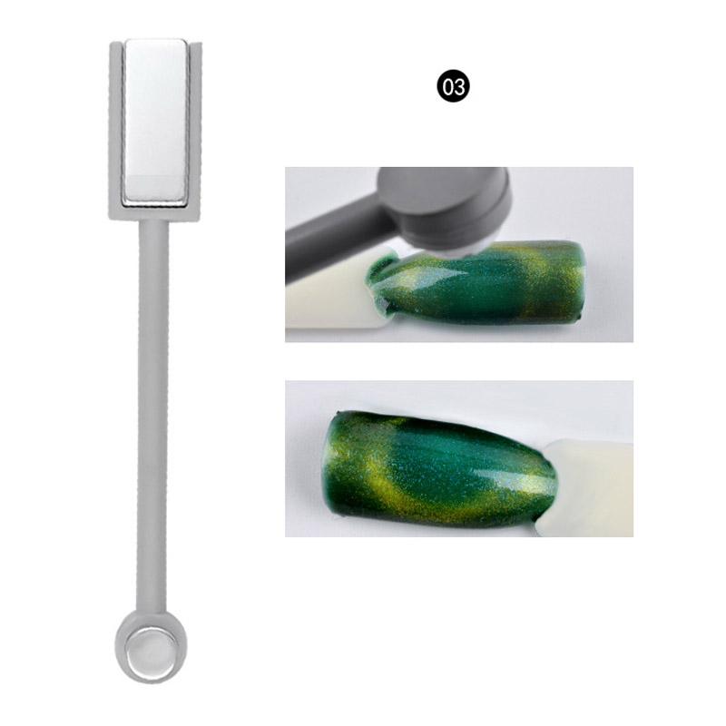 Cat Eyes Magnet Stick Magnet Pen Nail Manikure Tool For Cat Eye Gel Polish Nail Art 3D Design obtisku se speciálním magnetickým efektem