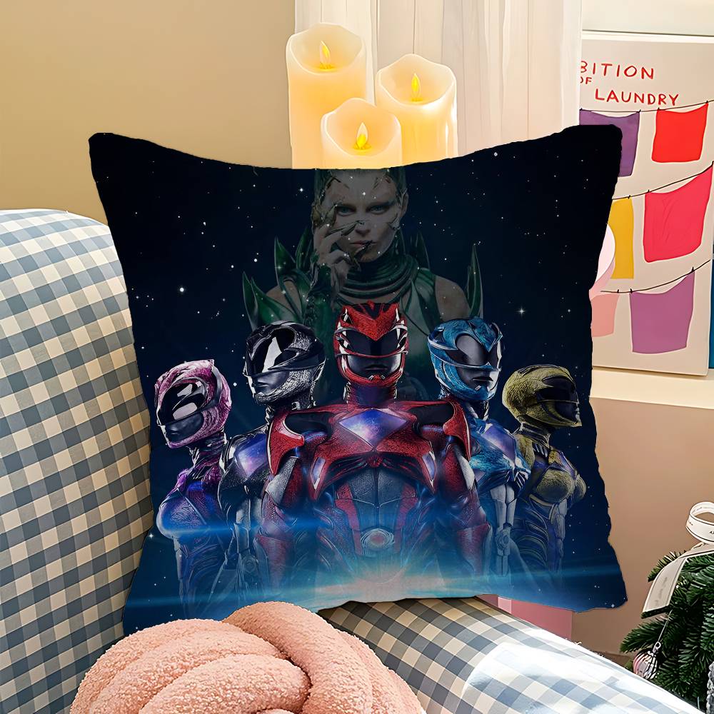 P-Power R-Rangers Pillow Anime Pillow Sofa Bed Head Pillow Cover Cushion Cover 45X45 Cm Fashion