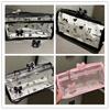 Cartoon Translucent Multi-Layer Vertical Large-Capacity Stationery Storage Bag School Supplies Pencil Case Make-Up Bag
