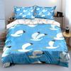 "Seagull Decorative Set for Kids" Bedding Set with 1 Duvet Cover 2 Pillowcases Single Double King Queen, Gift