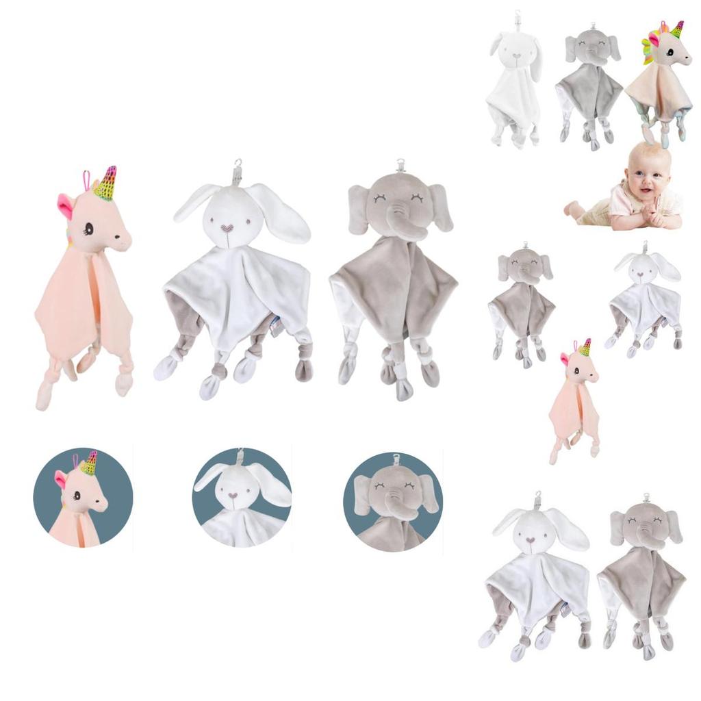 Bbsky Elephant Rabbit Plush Pacifier Blanket Wholesale