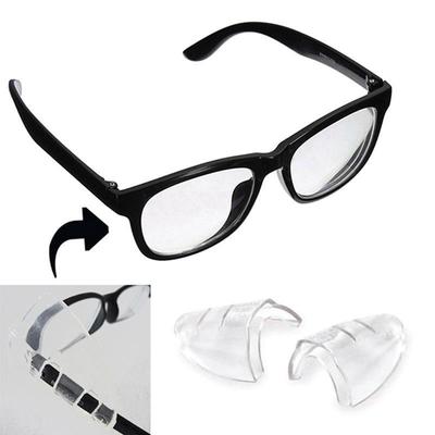 1 Paar Augen Flexible Klare Schilde Seitliche Schutzbrille Brille Schutz Universal Beschlagsfrei Für Damen Herren Mode Neu