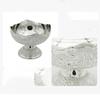 Set di 3 tazze da offerta europee Calice da altare Combinazione di brocca da vino Fornitura buddista Vintage per Havdalah Pasqua Regalo tradizionale