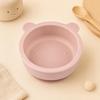 Silicone Suction Bowl & Plate Set for Kids – Baby Bear Design, Anti-Fall, Food Grade Material