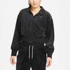 Nike Sportswear Logo Cropped Pullover Sweatshirt Women Tops Black DV7815-010