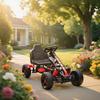 Pedal Go Kart for Kids Aged 3-6 Years, with Freewheel System, Brake, EVA Anti-Slip Wheels, Red