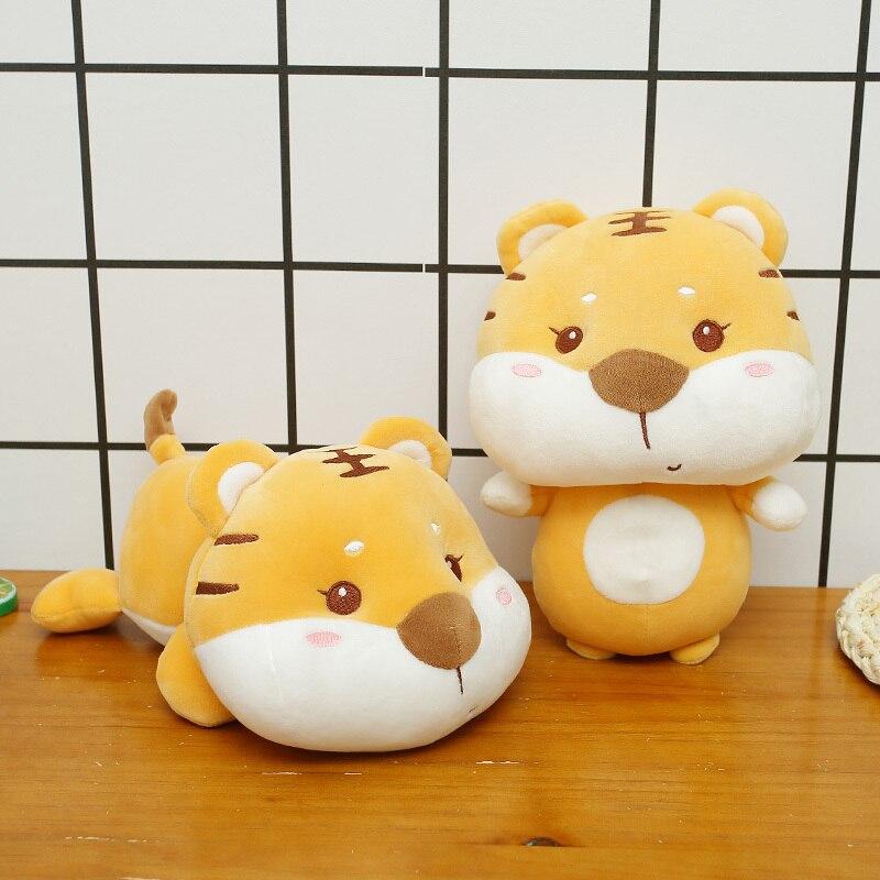 1pc 23 /26 /35cm Cartoon Tiger Plush Toys Kawaii Tiger Pillow Stuffed Soft Lovely Dolls For Children Girls Birthday Decor Gift