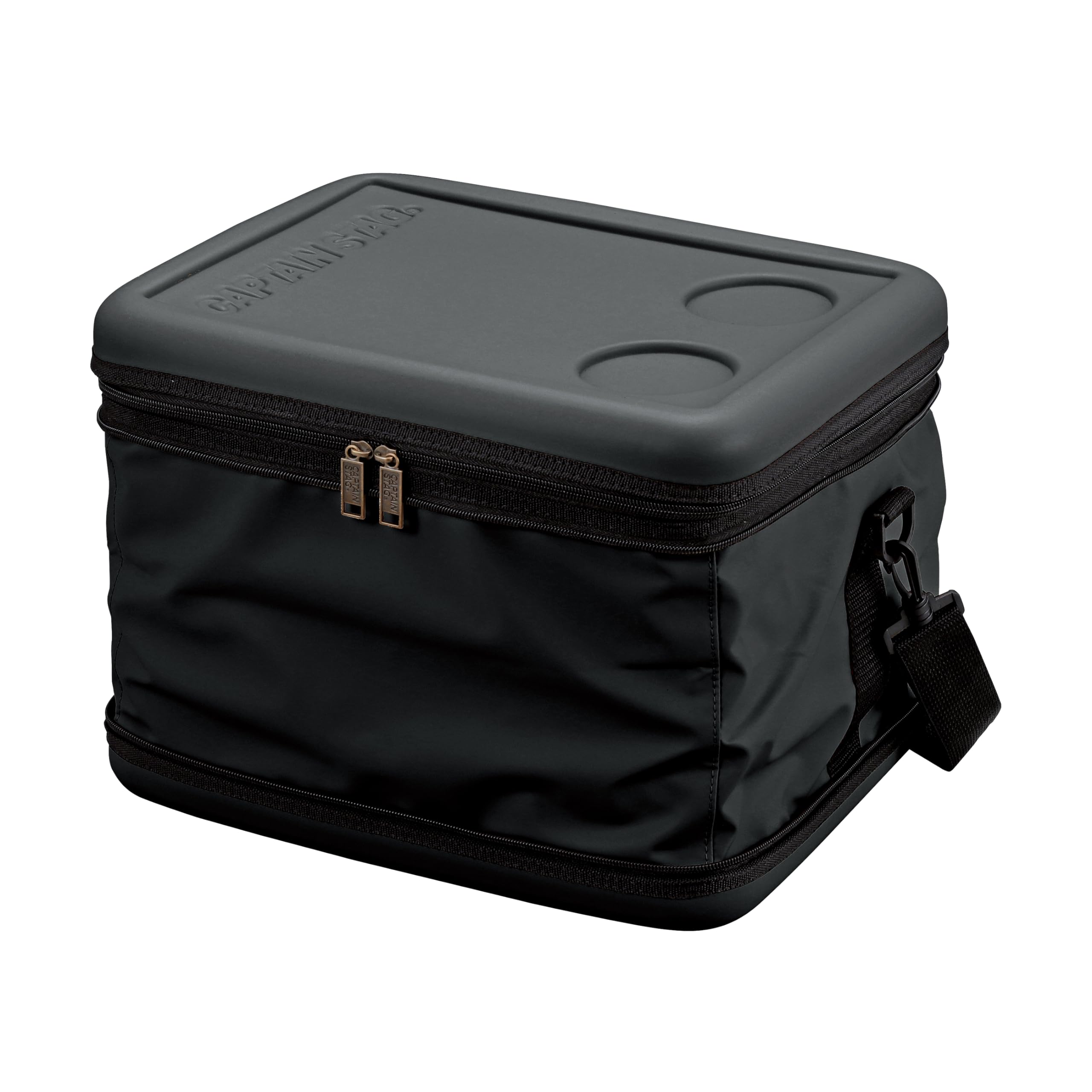 

CAPTAIN STAG Cold Bag Cooler Bag Super Cold Cooler Bag Capacity 25L Foldable Storage Matte Black UE-644