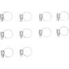 Colliers de serrage INOX 16 x 25 mm 10 pièces