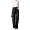 Summer Wide-leg Yamamoto Satin Pants Drape Cold High Waist Thin Loose Casual Straight Sports Dirty Pants Women