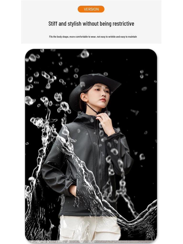 Windproof Jackets: Men's & Women's Hooded Softshell for Mountaineering & Outdoors.