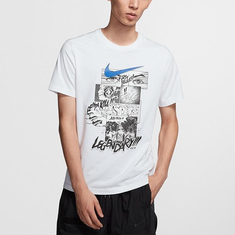 Nike X LPL League Of Legends Pro League Summoner Gamer Short Sleeve T-Shirt Men Tops White CT9105-100