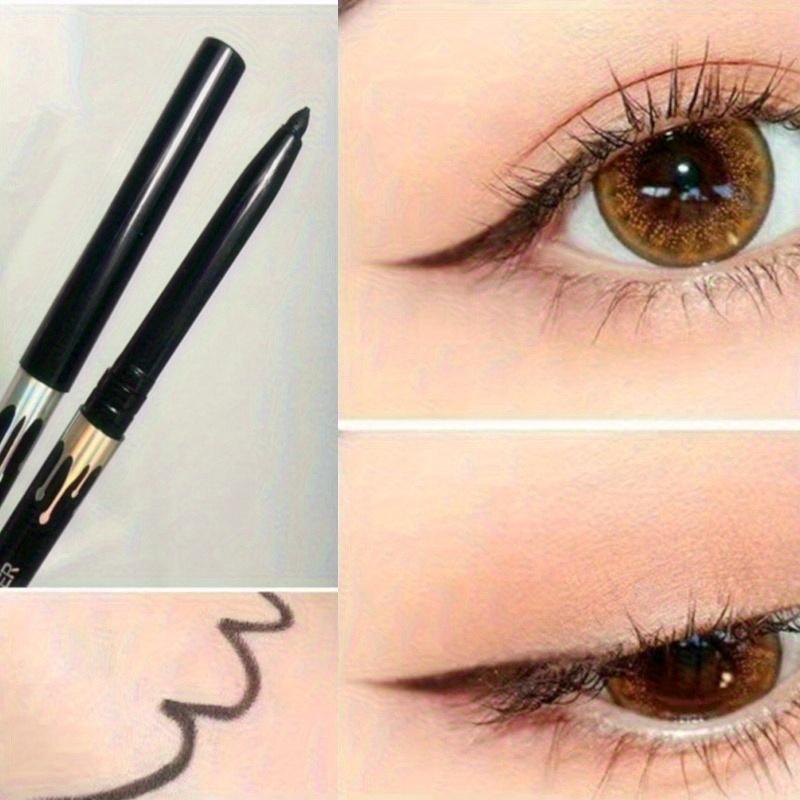 Ultra Fine Matte Gel Pencil Eyeliner in Waterproof Black and Brown, Designed for A Natural, Smooth End That Dries Quickly and Resists Smudging