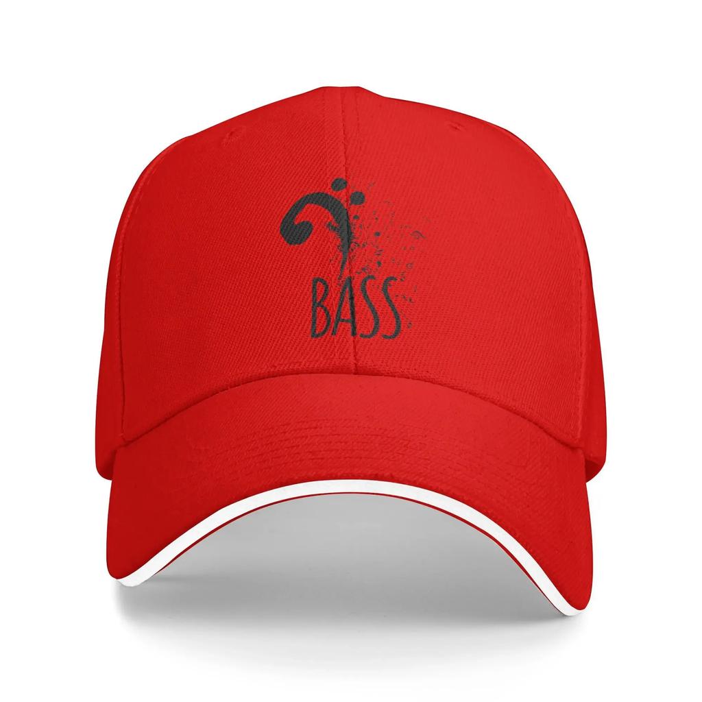 Bass Clef Music Logo Baseball Cap Notes Abstract Unisex Adult Custom DIY Hip Hop Hats Summer Classic Kpop Rock High Quality Caps