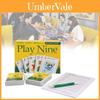 Jogo de Cartas Play Nine Versão Inglesa Engajador Reunião Familiar Diversão Estilo Golfe