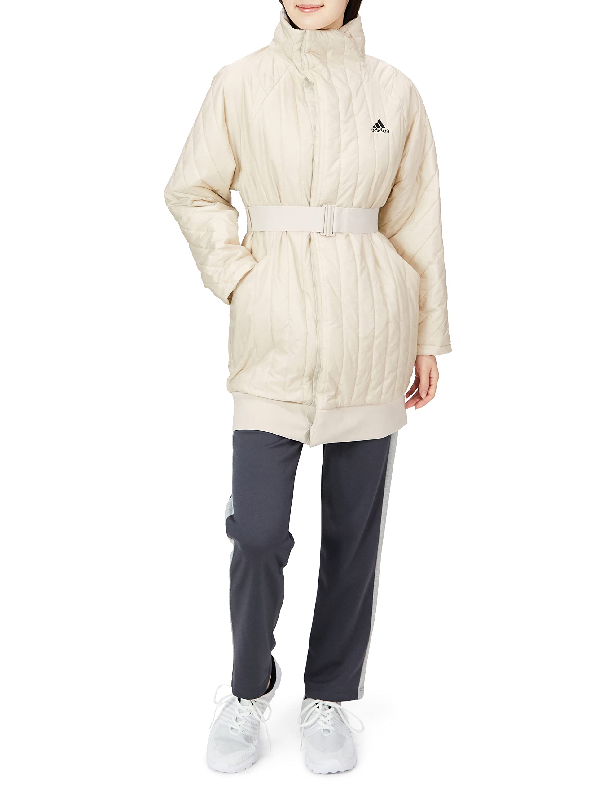 

Metallic Excite Jacket TQ088 [Adidas] Women s Alumina/Alumina (HF0039) J/M