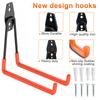 Heavy Duty Wall Mounted Garage Hook for Tools, Bikes, Ladders & More